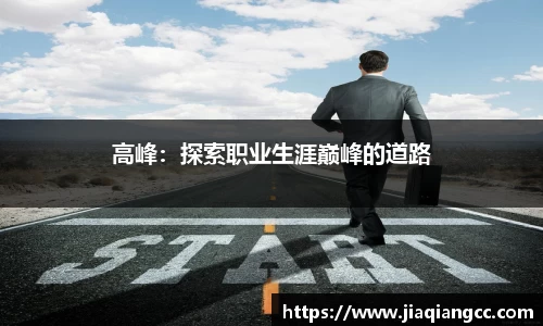 高峰：探索职业生涯巅峰的道路